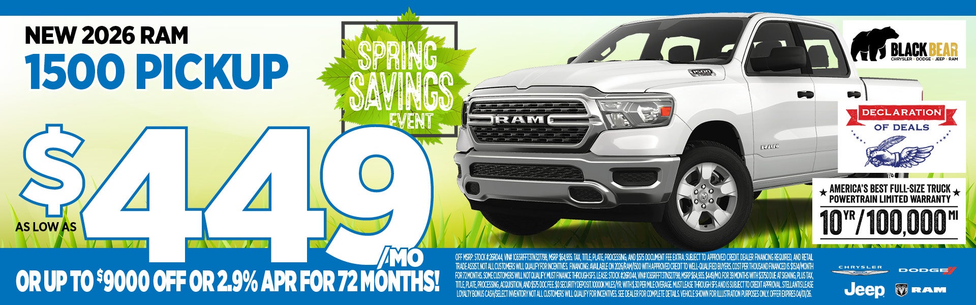 As Low As $449/mo. or Up to $9k Off Or 2.9% APR