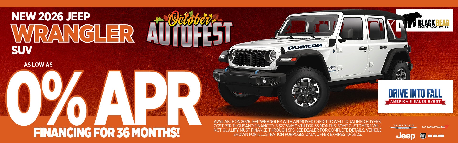 October Autofest!