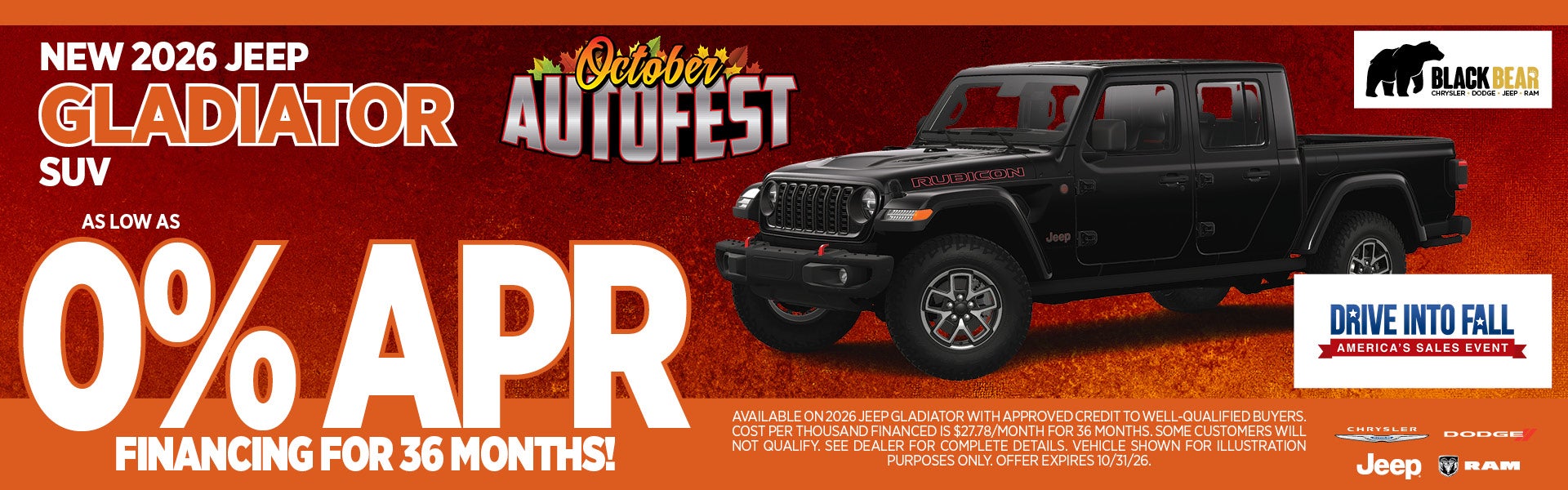 October Autofest!